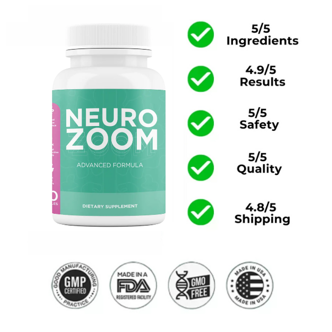 NEUROZOOM INGREDIENTES